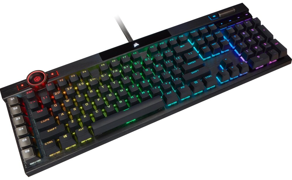 Klawiatura Corsair K100 RGB - N-Key Rollover możliwosc wykorzystania dowolnej liczby ataków w tym samym czasie