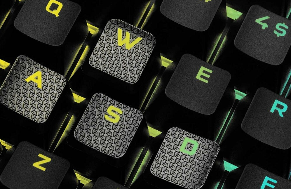 Klawiatura Corsair K100 RGB - podświetlenie RGB sterowane design