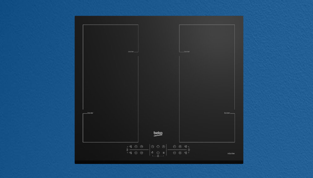Płyta indukcyjna BEKO HII64206F2MT płyta indukcyjna 2 pola czarna stalowa ramka szkło ceramiczne