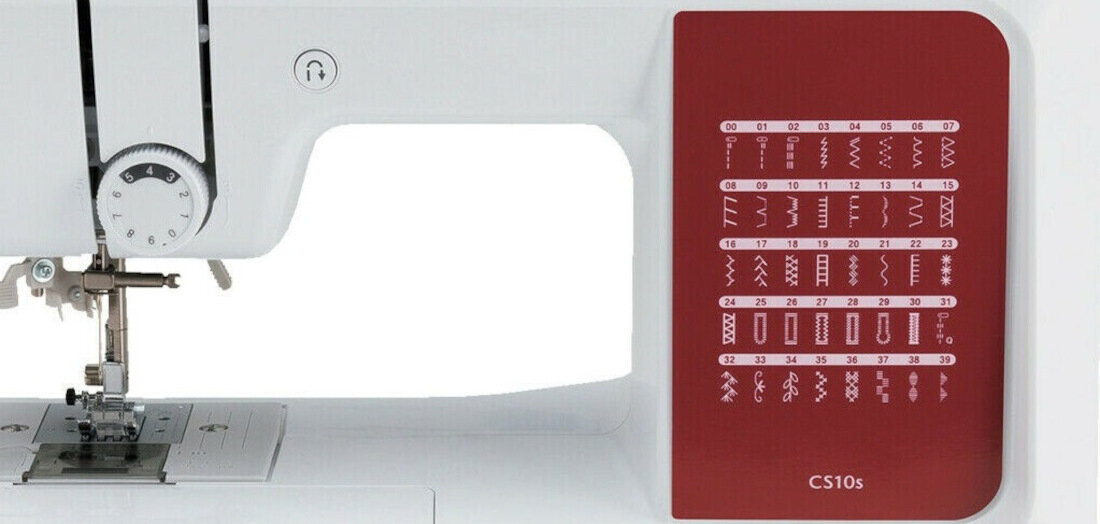 Maszyna do szycia BROTHER CS10S szeroki wybor 40 sciwgow sciej jodelkowy muszelkowy scieg zygzakowy potrojny