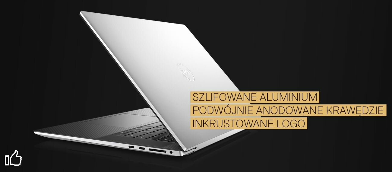 Laptop DELL XPS 17 9700 - aluminiowa obudowa