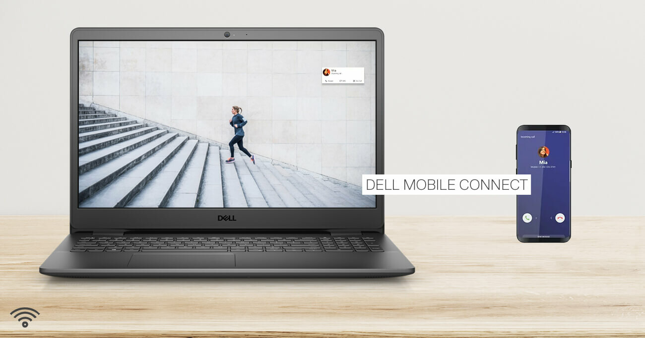 Laptop DELL Inspiron 15 3501 - DELL Mobile Connect 
