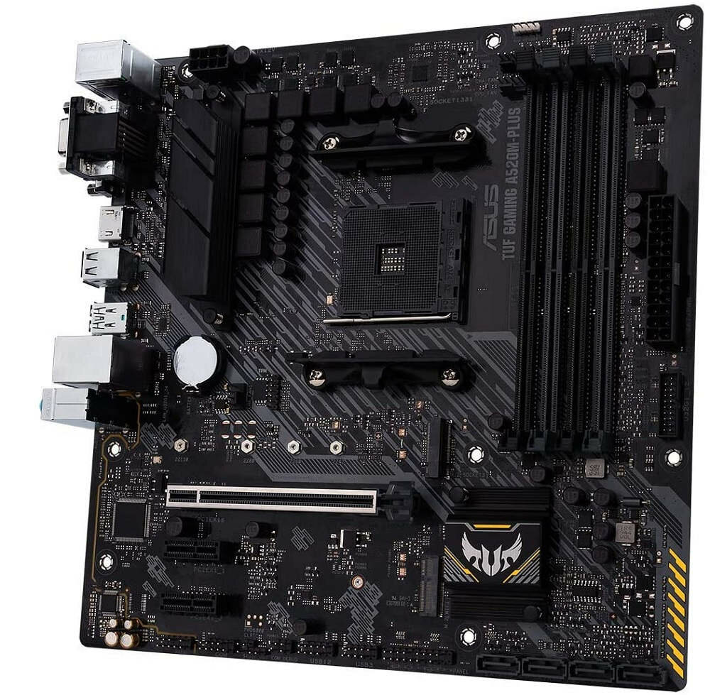 Płyta główna ASUS Tuf Gaming A520M Plus - lacznosc sieci