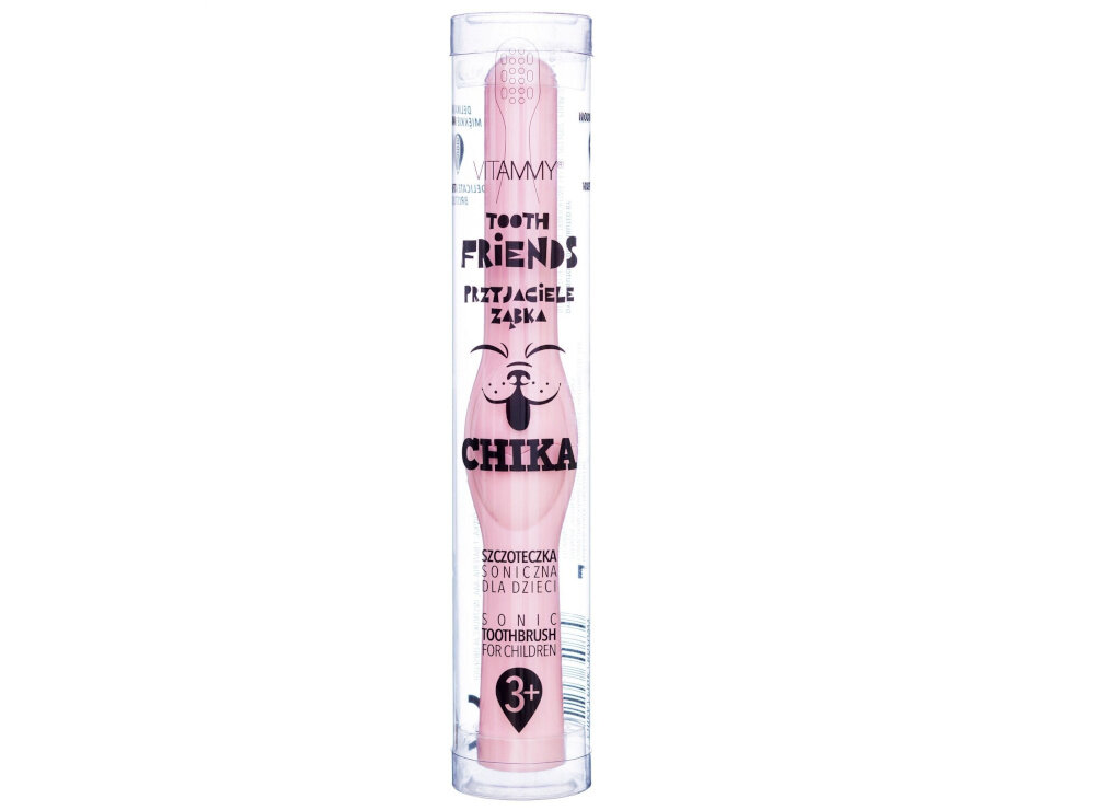Szczoteczka soniczna VITAMMY Tooth Friends Pink Chika szczotkowanie smaki