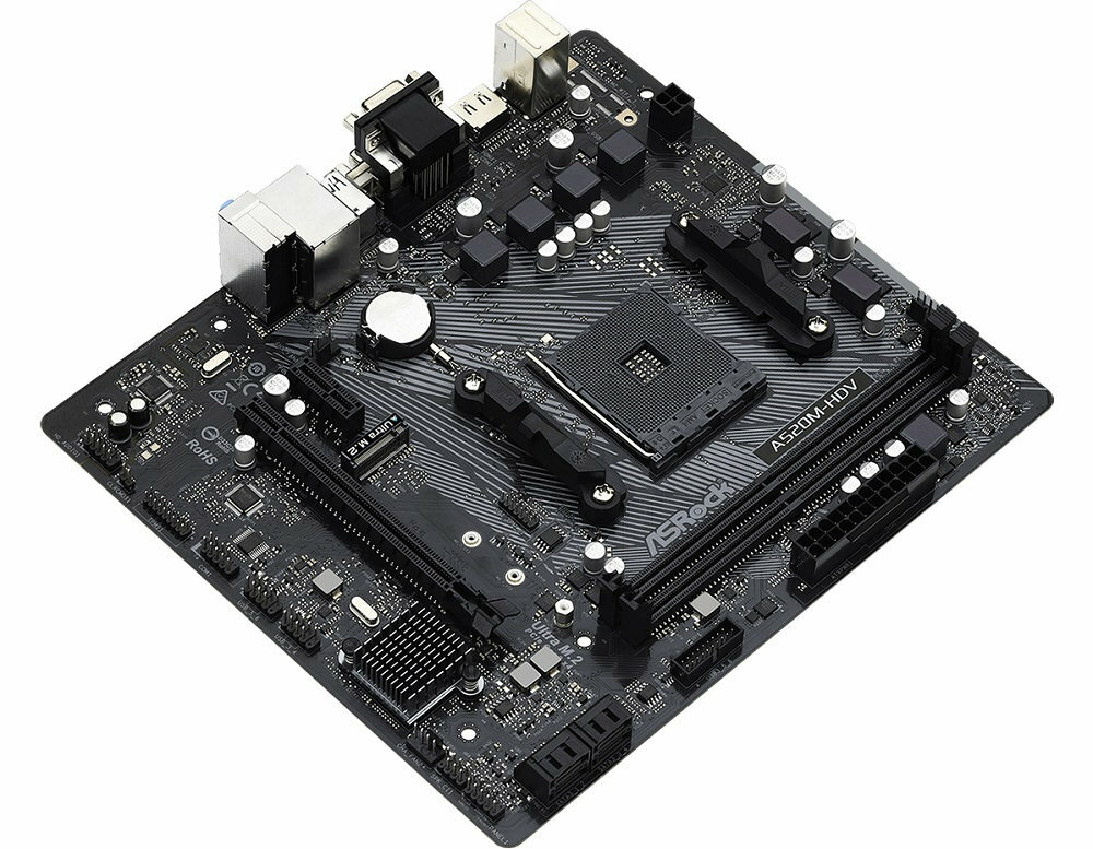 Płyta główna ASROCK A520M-HDV - gniazdo PCI Express x16 zaawansowana karta graficzna większa wydajność
