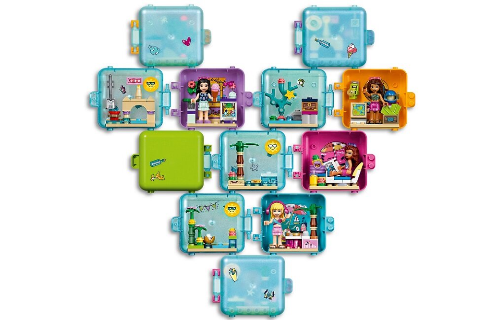 LEGO Friends Letnia kostka do zabawy Mii 41413 figurki Możliwość łączenia zestawu rozwój pasji kolekcjonerskiej