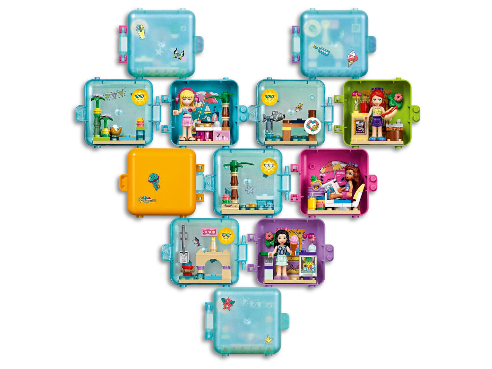 LEGO Friends Letnia kostka do zabawy Andrei 41410 przenośna kostka Andrei z tajemniczym zwierzątkiem 43 elementy 8 cm szerokości 6 cm wysokości nie wymaga baterii do działania