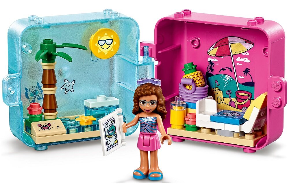 LEGO Friends Letnia kostka do zabawy Olivii 41412 Wiele możliwości w jednej małej zabawce 48 elementów