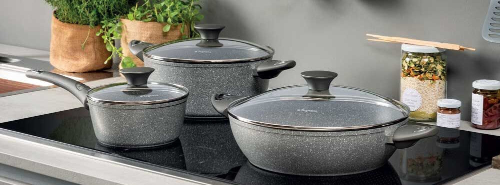 Patelnia TOGNANA Pure Roq kute aluminium wykonanie materiał