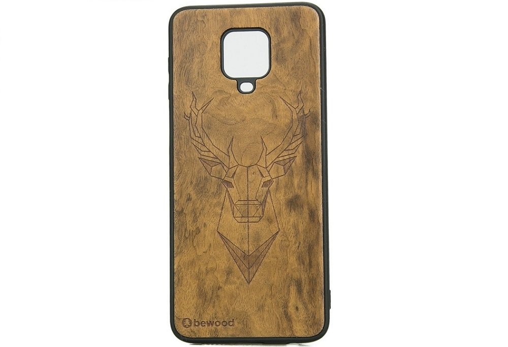 Etui BEWOOD do Xiaomi Redmi Note 9S-9 Pro-9 Pro Max jeleń Imbuia  gatunek drewna opis pochodzenie występowanie plecki kolor aniegre  WYSOKA JAKOŚĆ POKROWIEC CASE