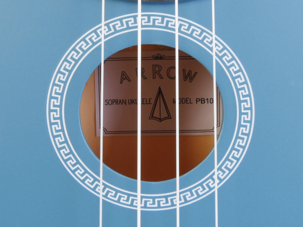 Ukulele ARROW PB10BL - kompaktowe rozmiary