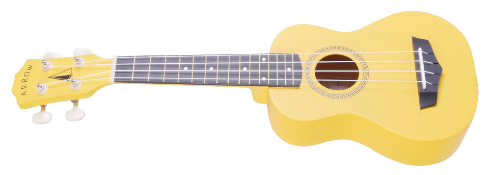 Ukulele ARROW PB10BK - prosta konstrukcja