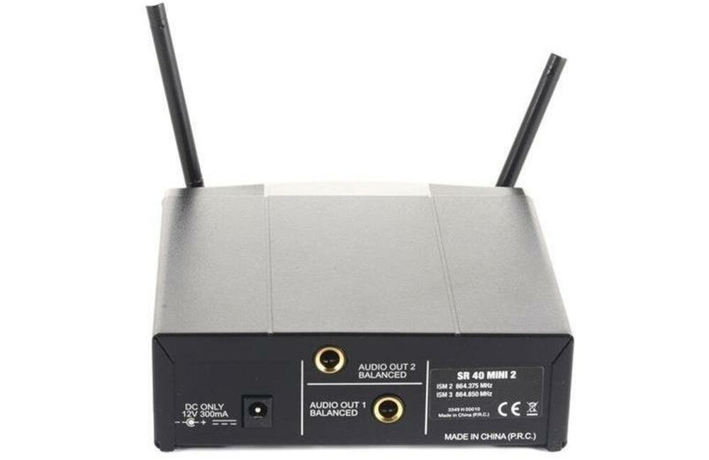 Zestaw bezprzewodowy AKG WMS40 US45 A/C z dwoma mikrofonami dluga zywotnosc bateria