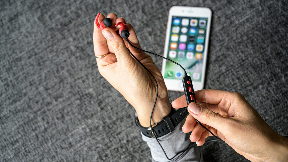 Słuchawki dokanałowe FOREVER 4Sport BSH-400 - łączność