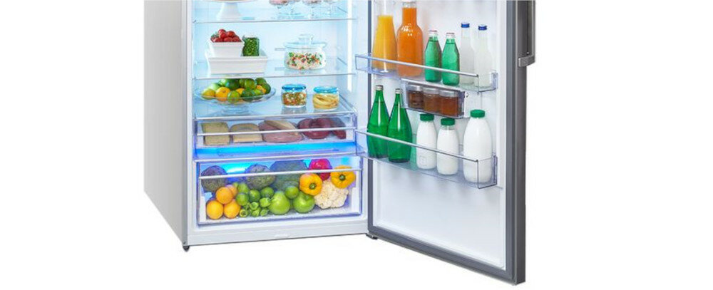 Lodówka BEKO MCNA366E40DXBN Nofrost alarm otwartych drzwi