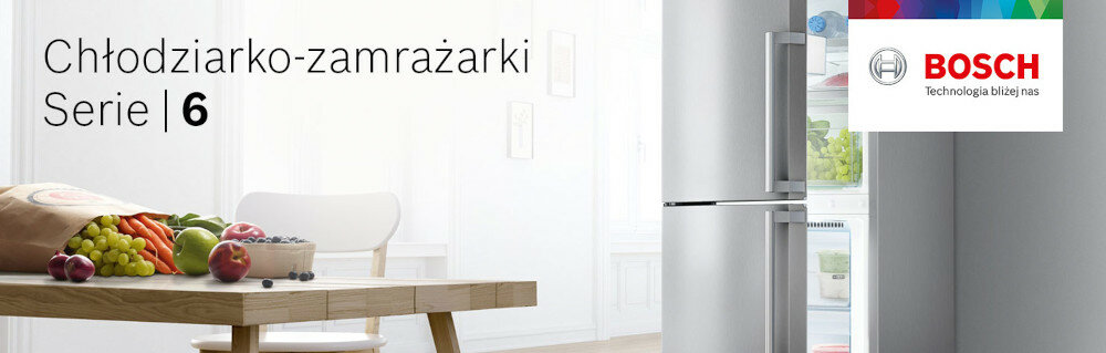 Lodówka BOSCH KGE49EICP seria 6 lodówki szuflada VitaFresh świeżość zapasy wyświetlacz LED