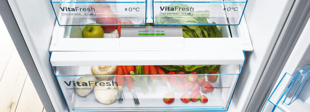 Lodówka BOSCH KGV39VWEA Biała A++ komora świeżości ryby owoce warzywa mięso 