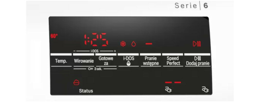 Pralka BOSCH WAU28T00PL regulacja temperatury