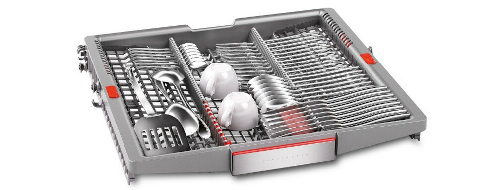 Zmywarka BOSCH SPI6ZMS35E Vario3 szuflada na sztućce akcesoria dodatowe miejsce