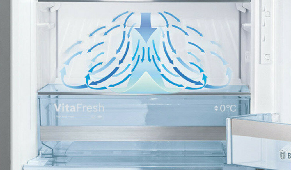 Lodówka BOSCH KGN86AIDP Nofrost Srebrna MultiAirflow