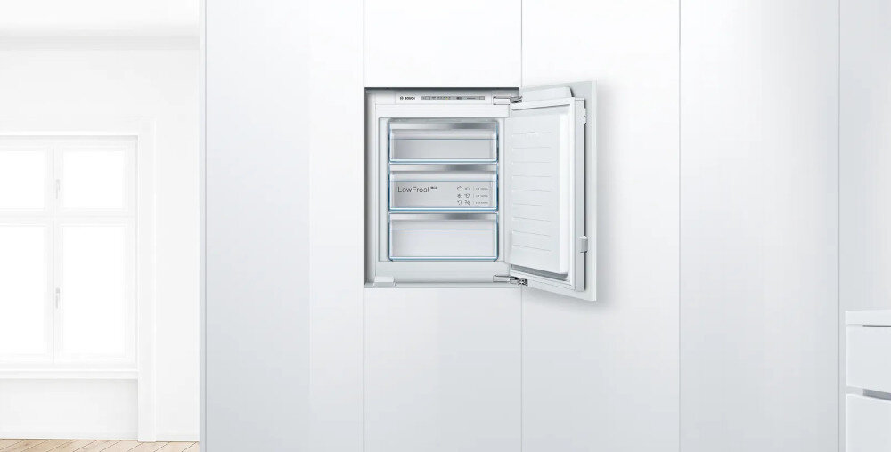 Zamrażarka BOSCH GIV11AFE0 szybkie zamrożenie produktów zapobiega rozmrażaniu funkcja automatycznego zamrażania