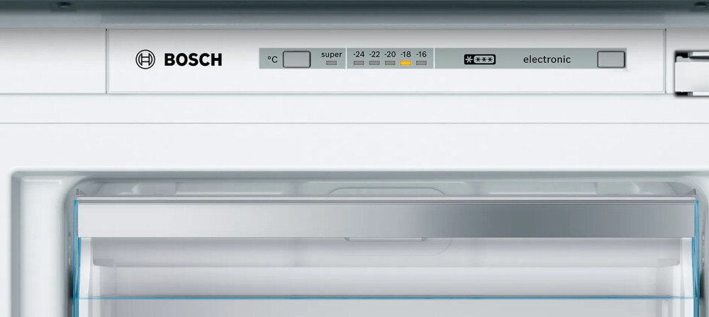 Zamrażarka BOSCH GIV11AFE0 zachowanie idealnej konsystencji pożywienia stała temperatura wewnątrz chłodziarki czujniki FreshSense