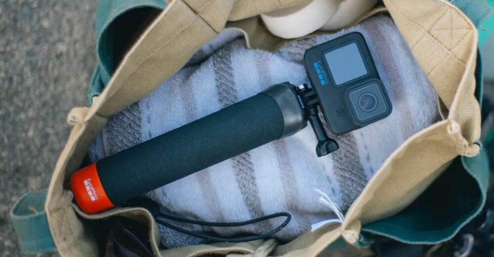 Uchwyt GOPRO The Handler AFHGM-003 sport montaż nagrywanie stabilizacja montaż edycja filtry ostrość śledzenie tryby bateria akumulator zasilanie ładowanie rozdzielczość filmy obudowa odporność wielkość łączność sterowanie