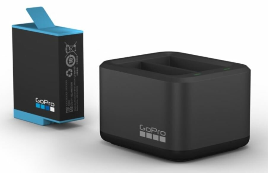 GOPRO ADDBD-001-EU kamera aparat ładowarka ładowanie bateria pojemność port czas fotografia