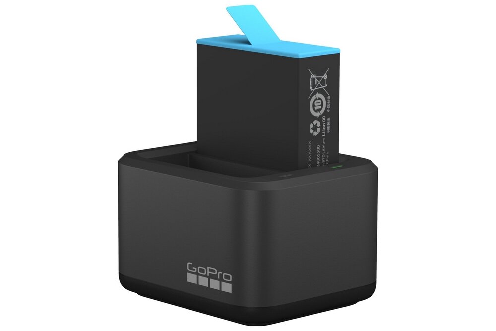 GOPRO ADDBD-001-EU kamera aparat ładowarka ładowanie bateria pojemność port czas fotografia