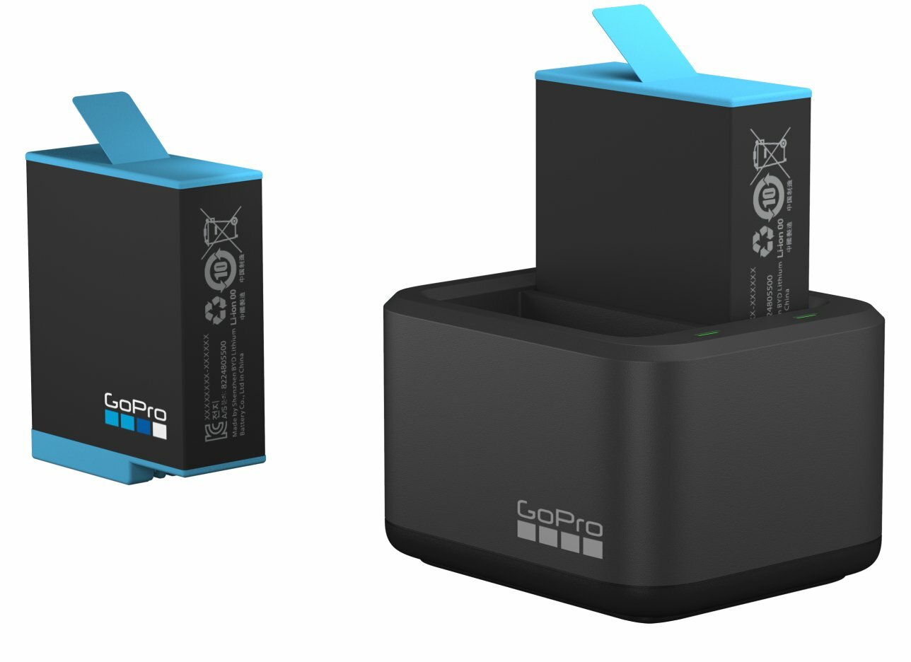 GOPRO ADDBD-001-EU kamera aparat ładowarka ładowanie bateria pojemność port czas fotografia