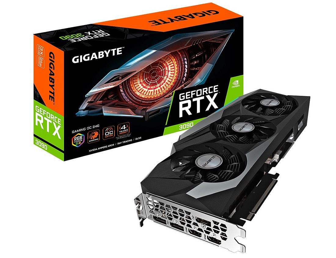 Karta graficzna GIGABYTE GeForce RTX 3090 GAMING OC 24GB - Karta graficzna
