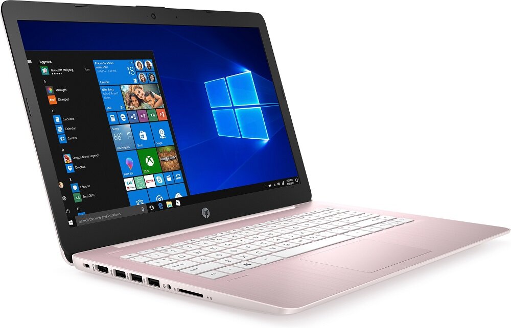 Laptop HP Stream 14 - wygląd ogólny wydajny laptop lekki wytrzymała obudowa