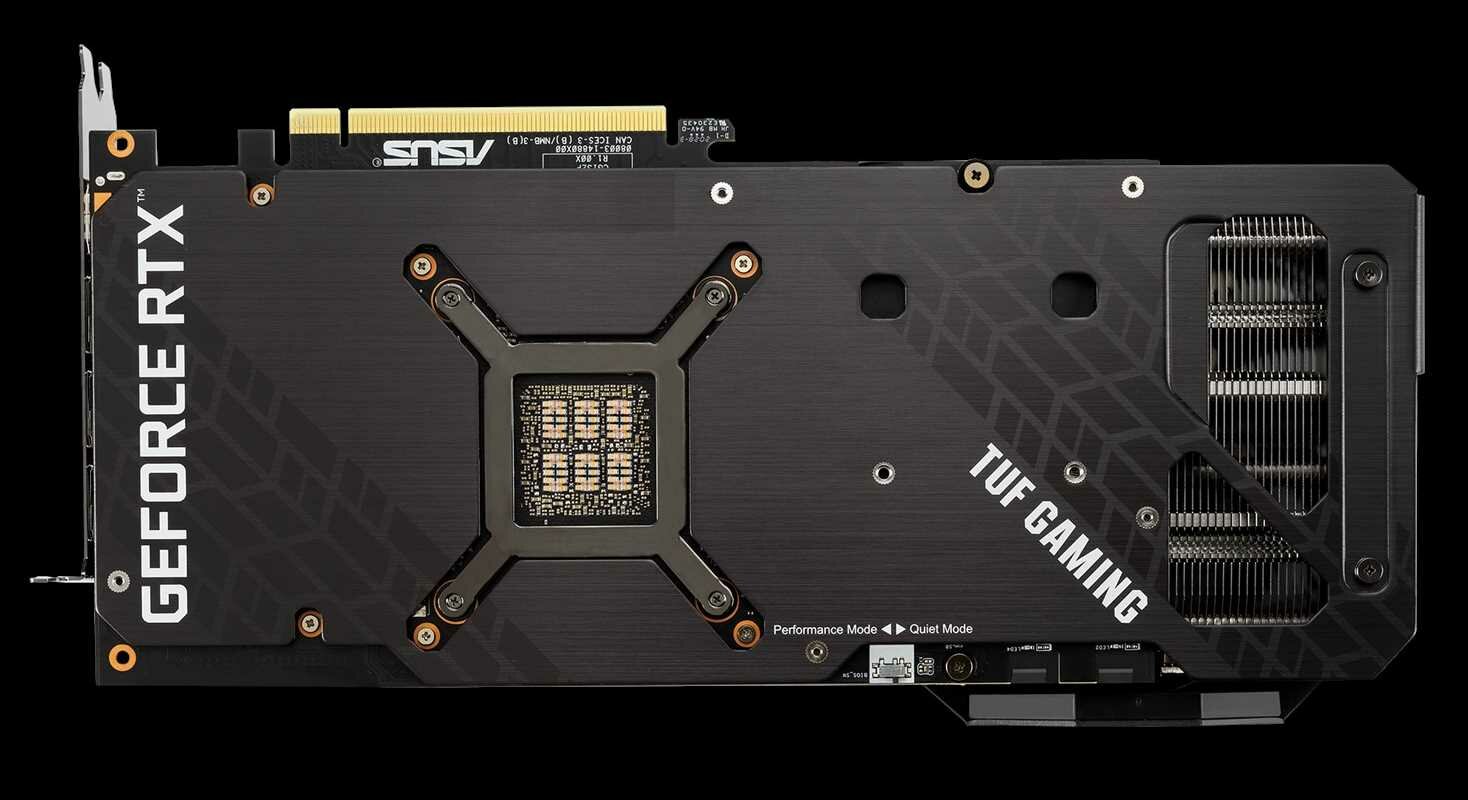 Karta graficzna ASUS GeForce RTX 3080 Tuf Gaming 10GB - Metalowy backplate