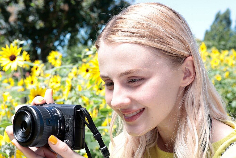 Aparat CANON EOS M200 nagrywanie filmy 4k rozdzielczość zwolnione tempo