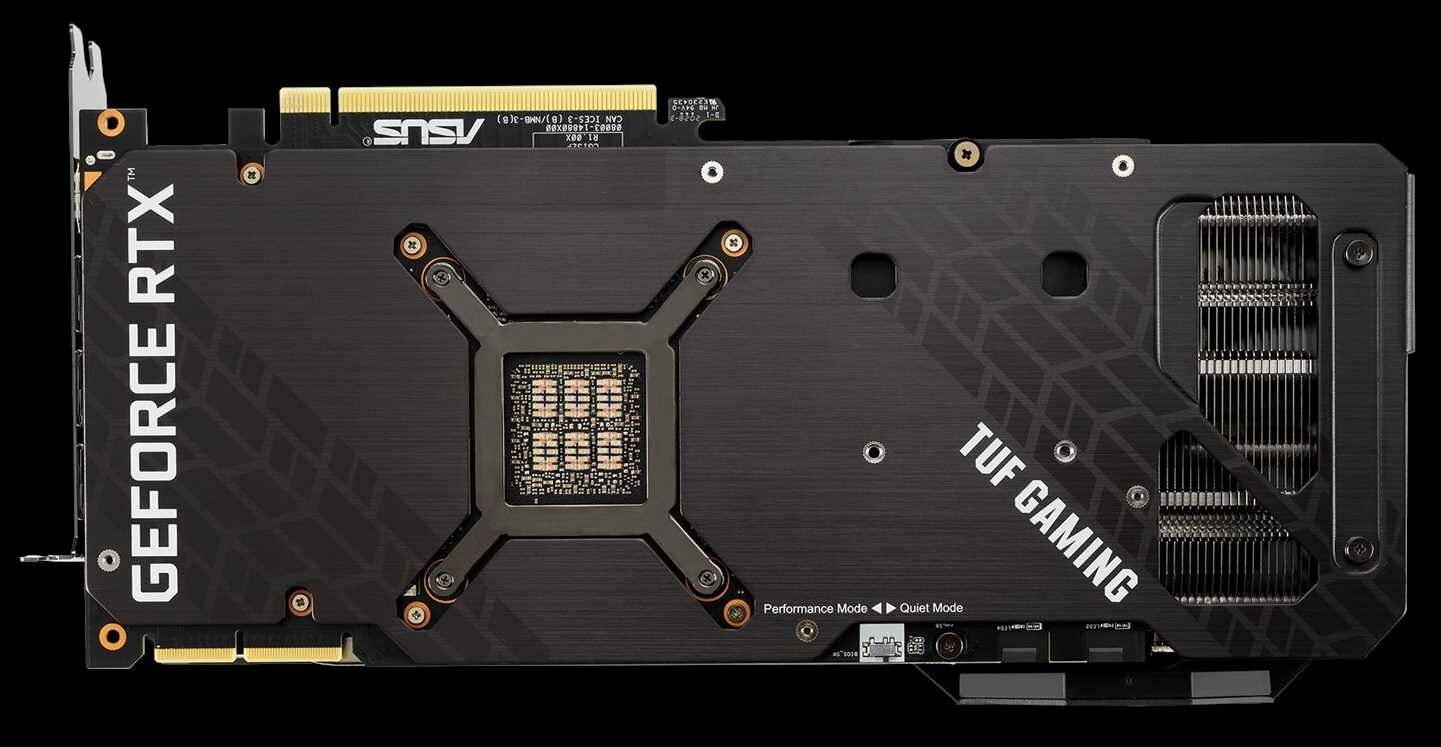 Karta graficzna ASUS GeForce RTX 3090 Tuf Gaming 24GB - Metalowy backplate