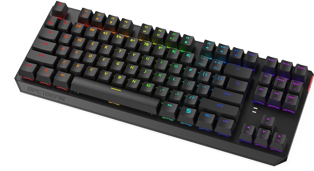 Klawiatura SPC GEAR GK630K Kailh Red RGB podświetlenie rgb