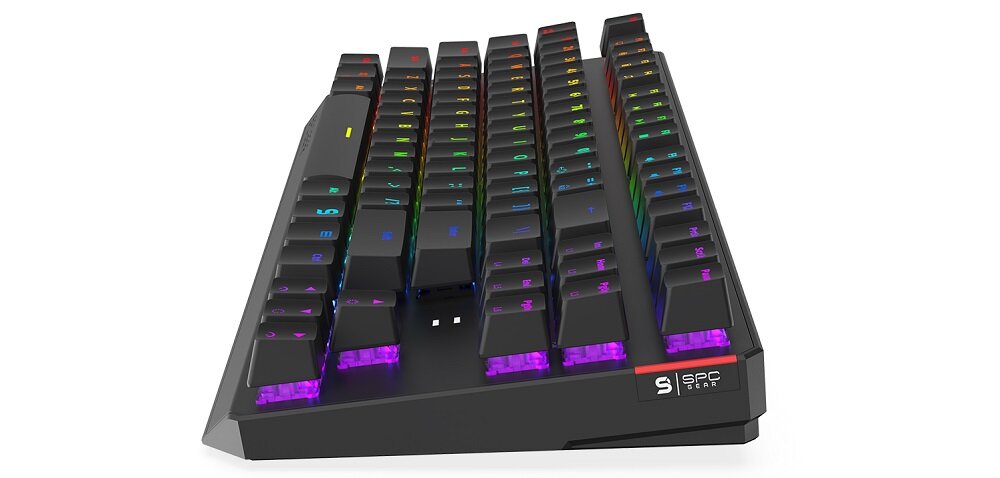 Klawiatura SPC GEAR GK630K Kailh Red RGB dla graczy programowanie przycisków