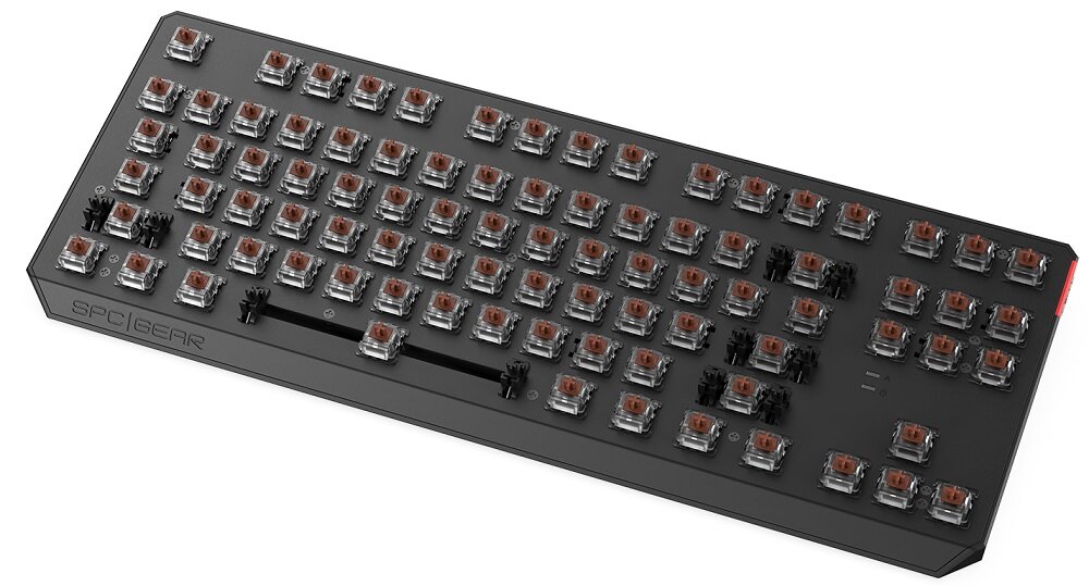 Klawiatura SPC GEAR GK630K Kailh Brown RGB mechaniczne przełączniki szybka reakcja