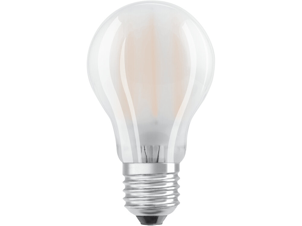 Żarówka LED OSRAM STAR CL A GL FR 75 NON-DIM 7.5W E27 100000 cykli wlaczania i wylaczania szybki czas nagrzewania 0,0 sekundy zuzycie pradu 8 kWh na 1000 godzin pracy enerooszczedne rozwiazanie