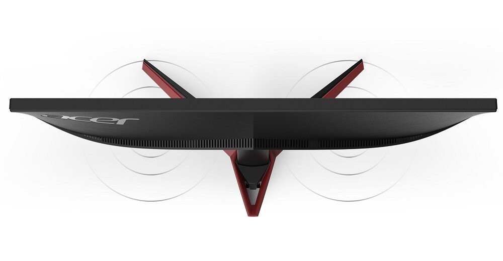 Monitor Acer Nitro VG240Y - wbudowane głosniki port audio