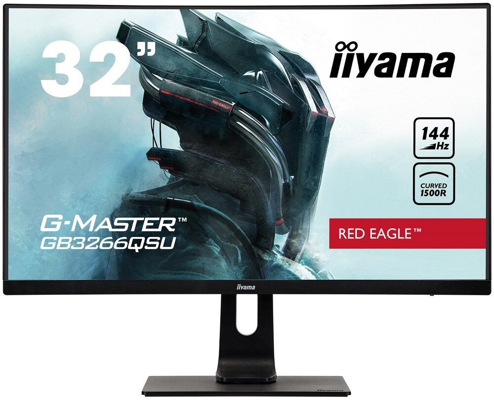 Monitor IIYAMA G-master GB3266QSU-B1 - wygląd ogólny funkcjonalność solidna konstrukcja