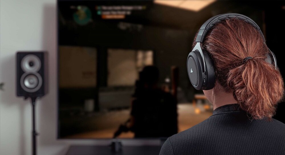 Słuchawki CORSAIR HS75 XB Wireless bezprzewodowa łączność