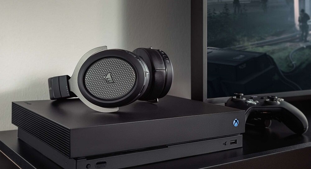 Słuchawki CORSAIR HS75 XB Wireless długi czas pracy na baterii