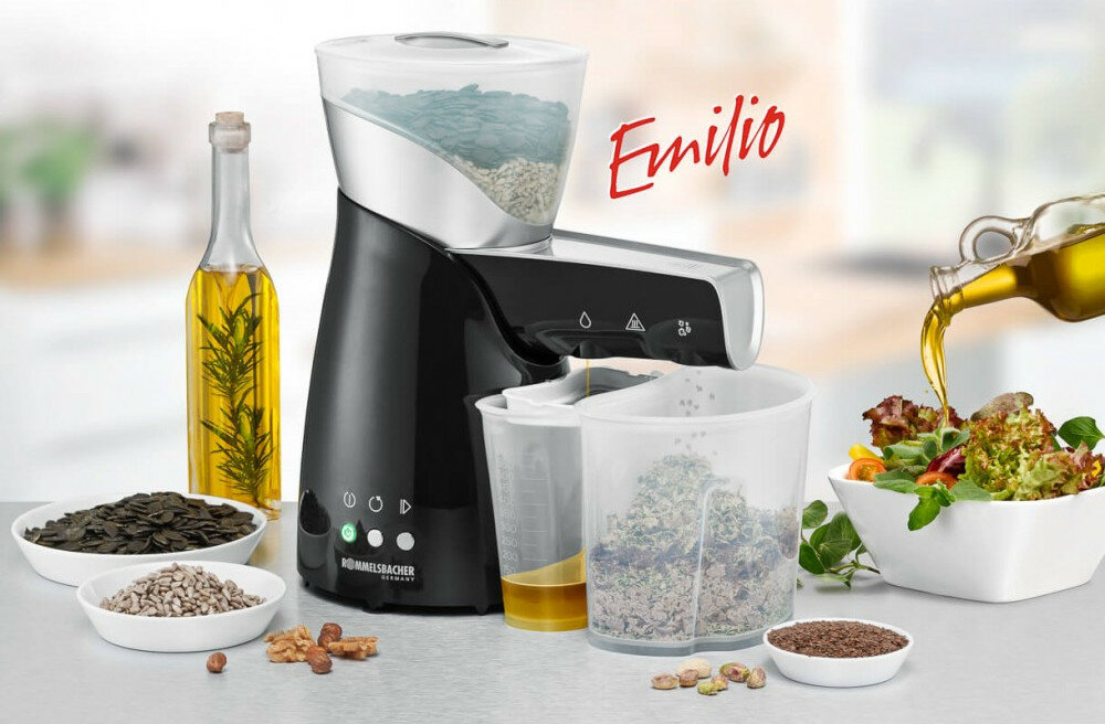 prasa olejowa ROMMELSBACHER OP 700 OIL PRESS Emilio tloczenie na zimno