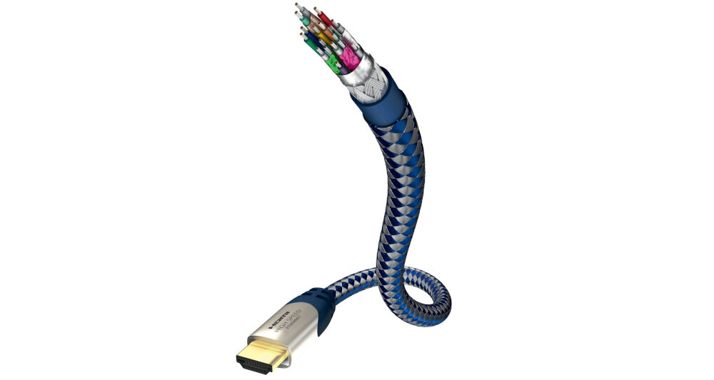 Kabel HDMI - HDMI IN-AKUSTIK 2 m - Wysoka jakość obrazu