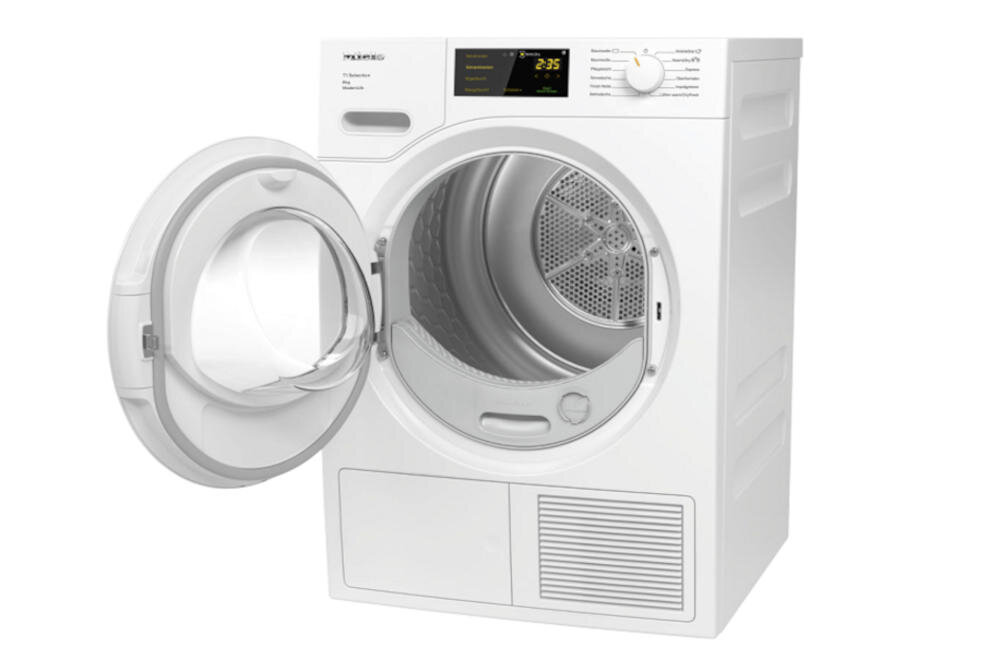 MIELE suszarka pranie pompa ciepła funkcjonalność elegancka stylistyka nowoczesna rodzina wyposażenie łazienka pralnia