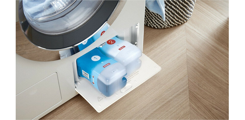 Pralka MIELE MIELE WSG663 WCS ochrona dobieranie środka detergent TwinDos dozowanie pojemniki