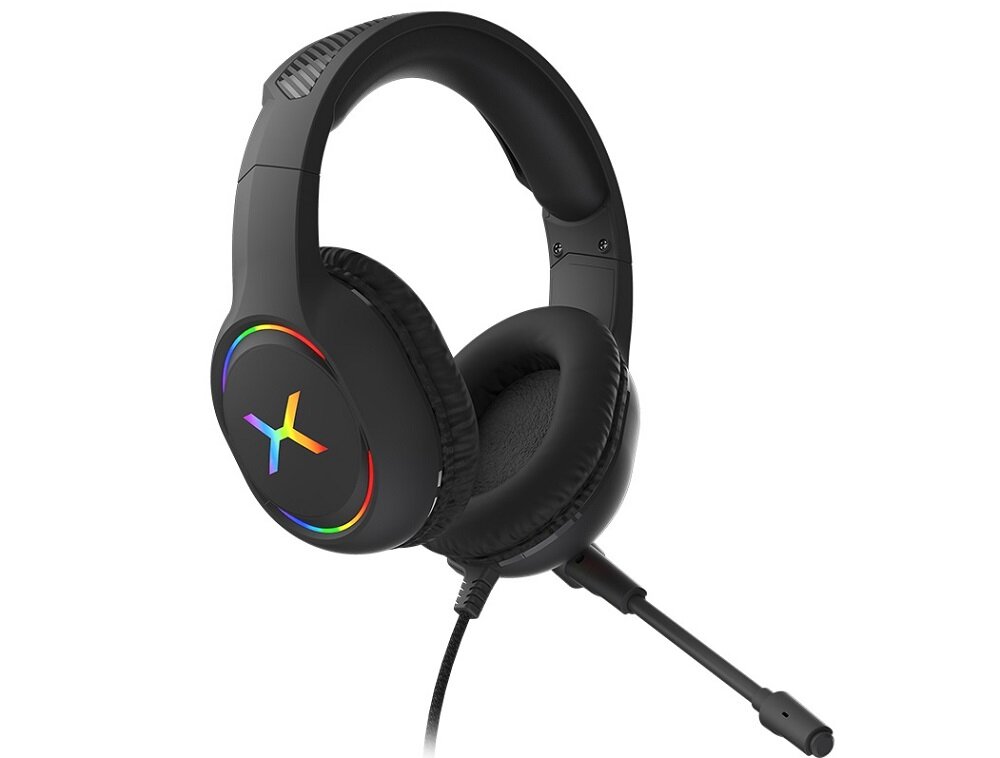 Słuchawki KRUX Clankz RGB wbudowany ruchomy mikrofon