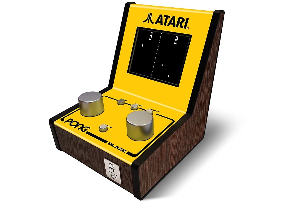 Konsola ATARI Mini - Pong ekran gry sterowanie bateria 