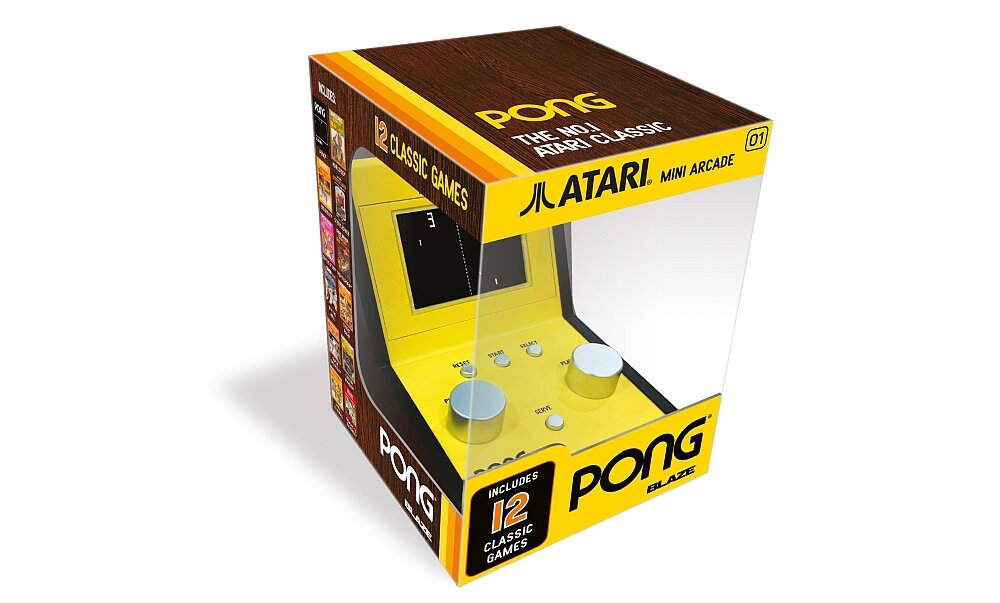 Konsola ATARI Mini - Pong ekran gry sterowanie bateria 